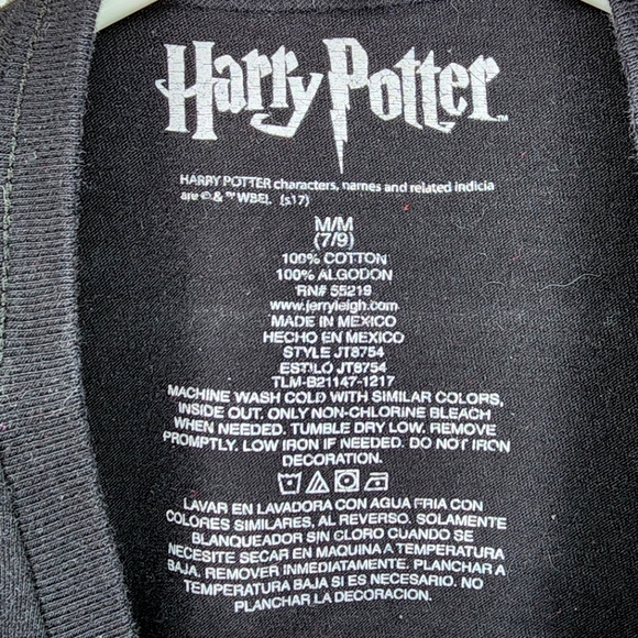 Licensed Black & Gold Harry Potter T-Shirt - M (7/9) - Picture 2 of 4